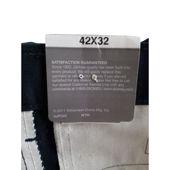 NWT Dickies Double Knee Cell Phone Pocket Work Pants Men's 42 x 32 - Picture 14 of 15